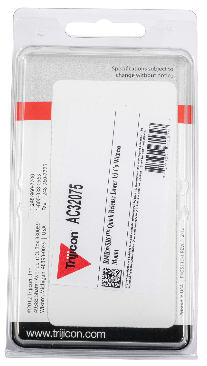 TRJ AC32075  RMR   QR 1/3 CO-WITNESS MNT