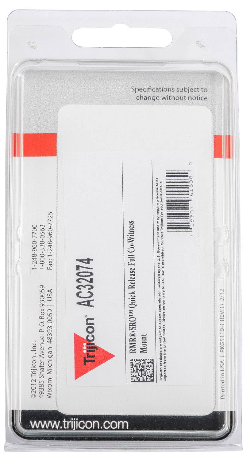 TRJ AC32074  RMR   QR CO-WITNESS MNT