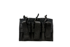 BDOG BDT-62      TRI-DBL MOLLE MAG POUCH       BLK