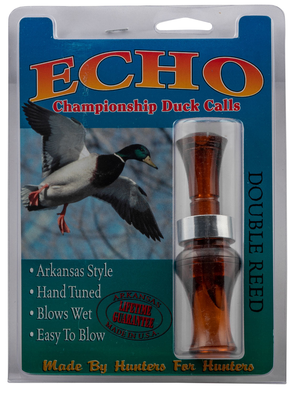 ECHO 77802 BOURBON OPEN WTER DBLE REED MOLDED CALL