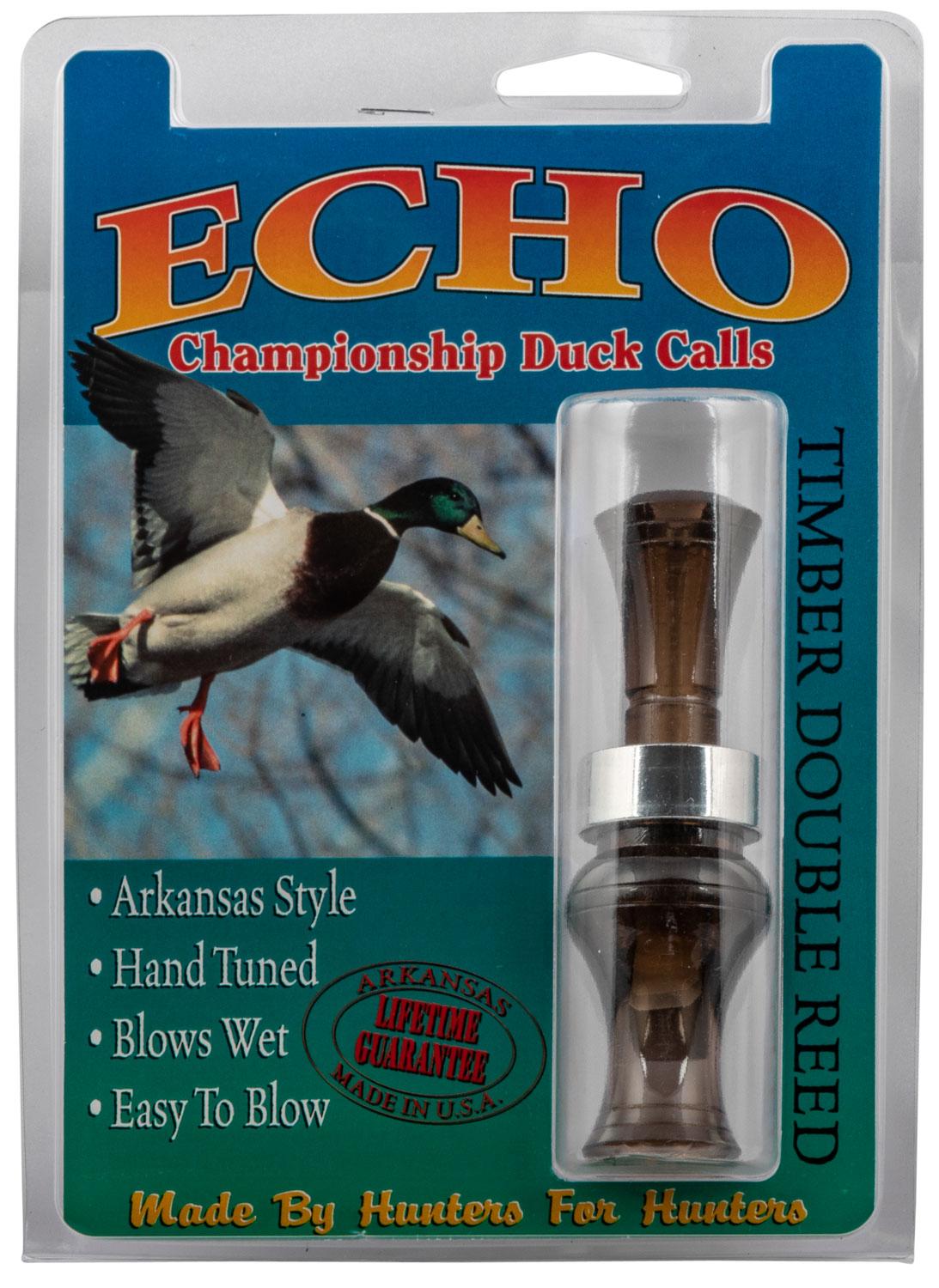 ECHO 77750 SMOKE TIMBER DOUBLE REED MOLDED CALL