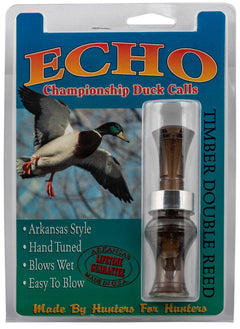 ECHO 77750 SMOKE TIMBER DOUBLE REED MOLDED CALL