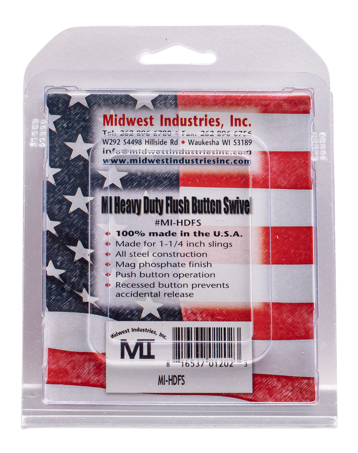MIDWEST MI-HDFS         HEAVY DUTY FLUSH SWIVEL