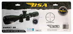 BSA 22-412X40AOWRTB   SWEET22 AO 4-12X40AO DPX