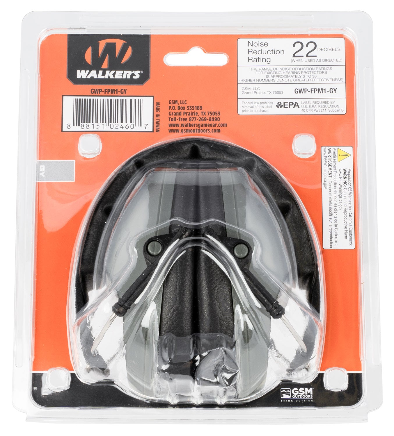 WLKR GWP-FPM1-GY       PROLOW FLD MUFF  GRY