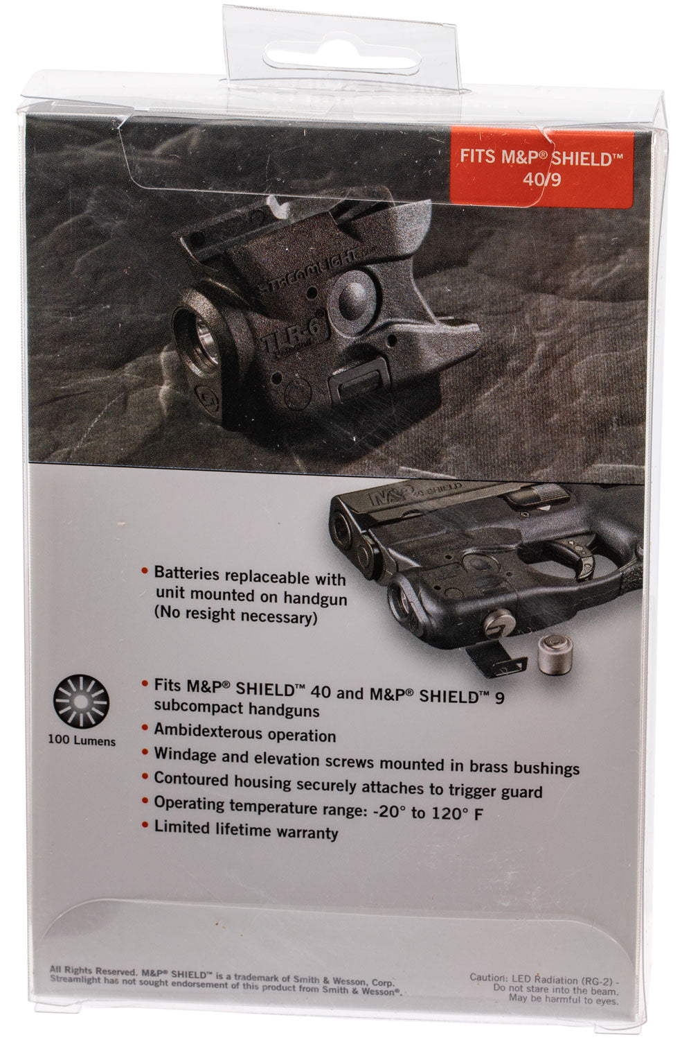 STL 69283  TLR6 WEAPONLIGHT SW M&P SHIELD NO LASER