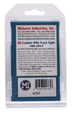 MIDWEST MI-CRS-F        COMBAT RFL SIGHT FRONT