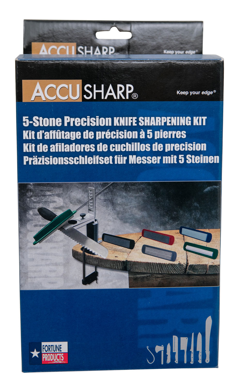 FPI 059C  ACCUSHARP 5 STONE PREC KNIFE SHARP SET