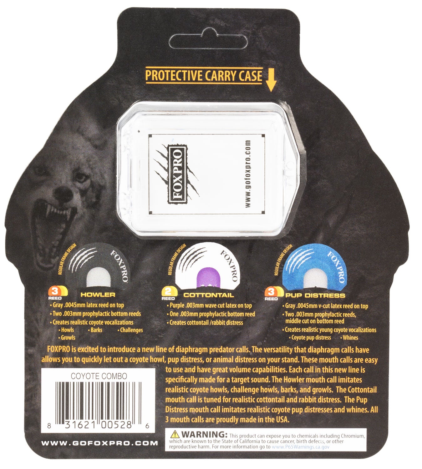 FOXPRO COY COMBO        PREDATOR MOUTH CALL