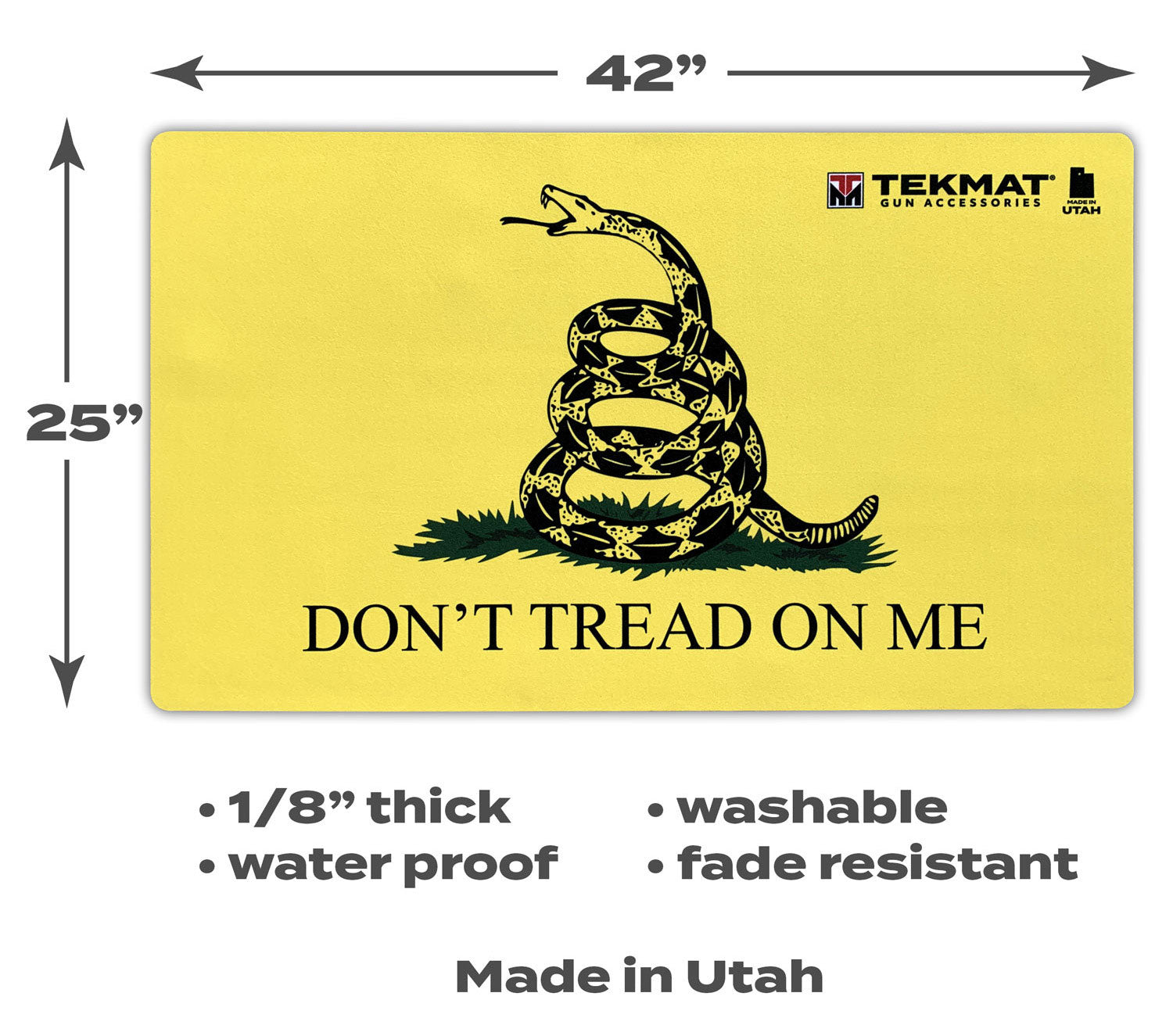 TEKMAT TEK42TREAD          DONT TREAD ON ME DR MAT