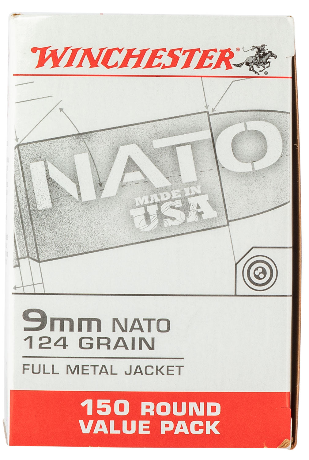 WIN USA9NATO        9MM     124 FMJ          150/5