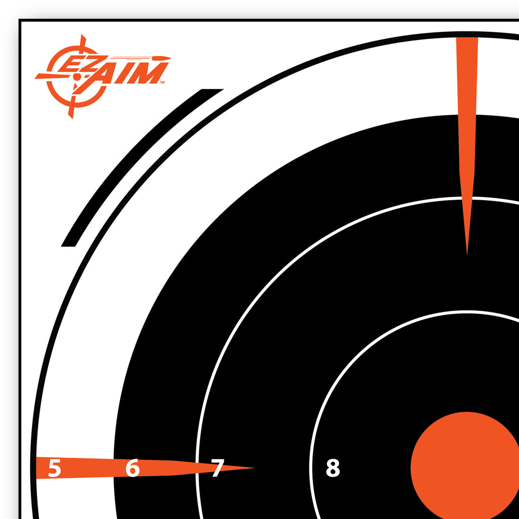ALLEN 15246  EZAIM PAPER 8IN BULLSEYE         26PK