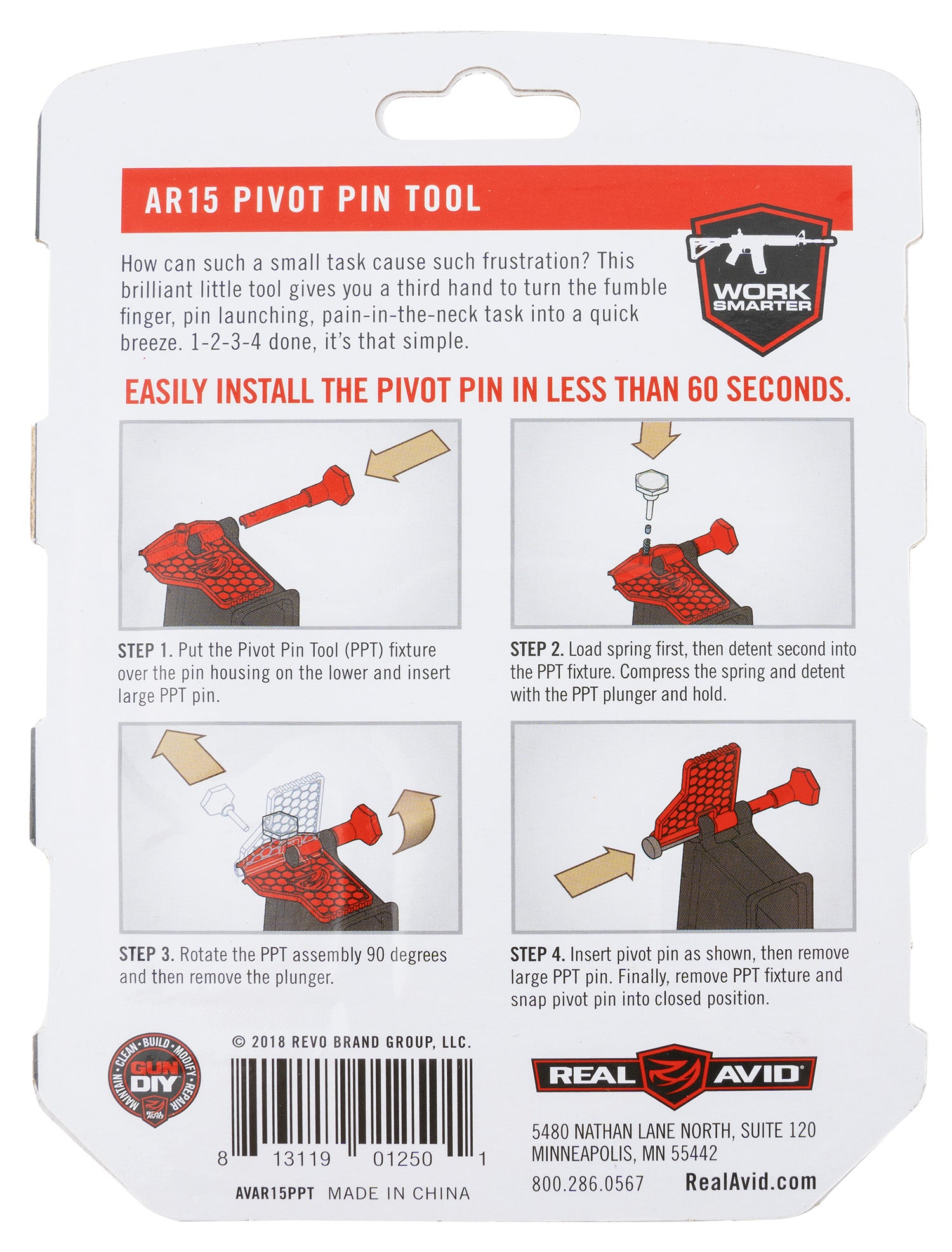 AVID AVAR15PPT    AR15 PIVOT PIN TOOL