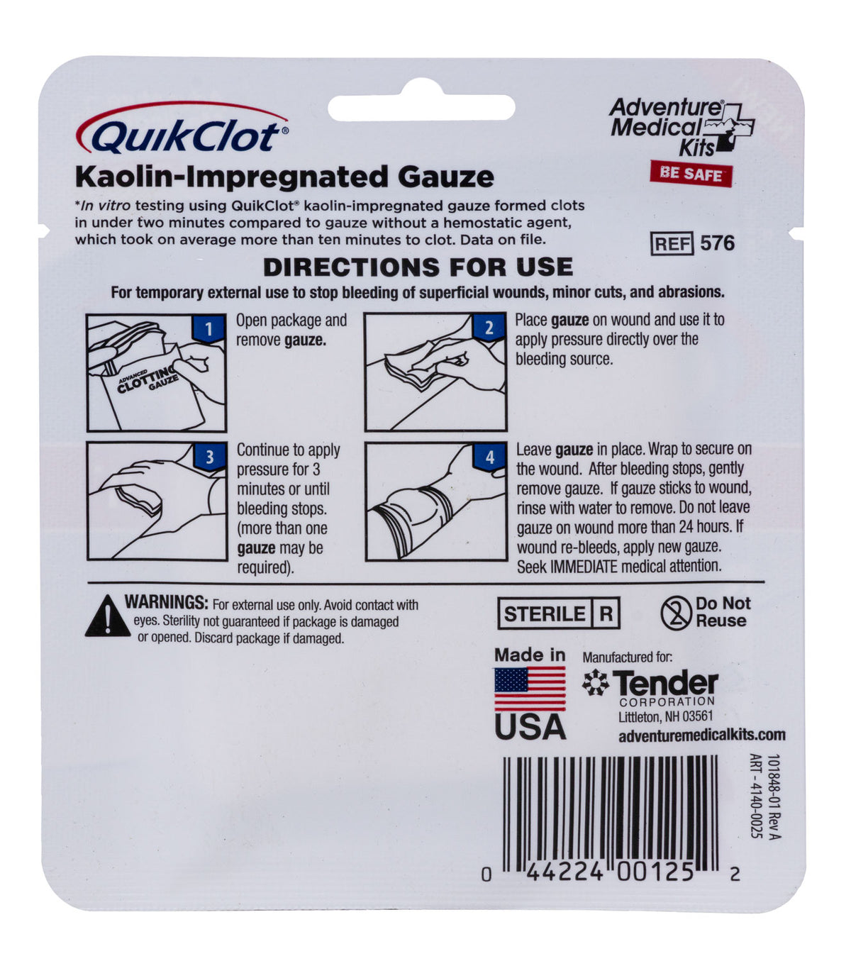 AMK 50200025 QUIKCLOT GAUZE 3
