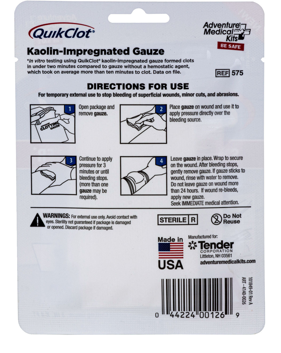 AMK 50200026 QUIKCLOT GAUZE 3
