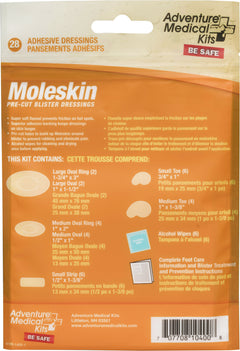 AMK 01550400 MOLESKIN PRECUT AND SHAPED