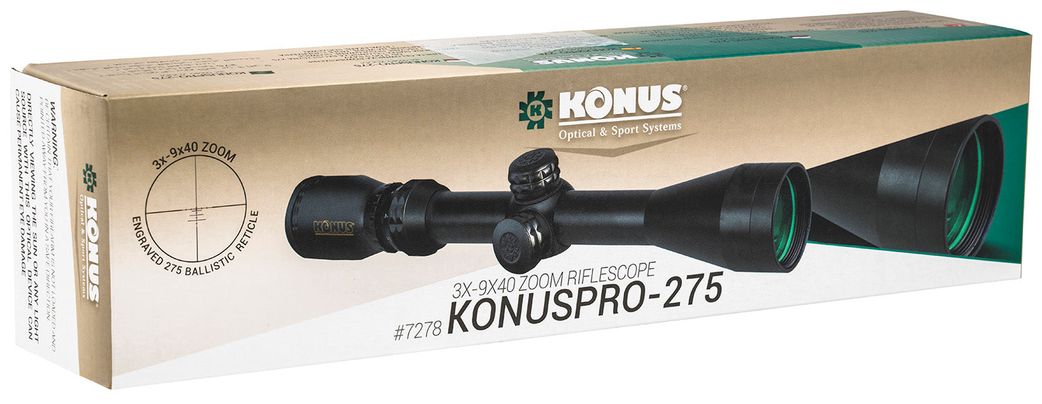 KONUS 7278  KONUSPRO-275   3-9X40      EBR