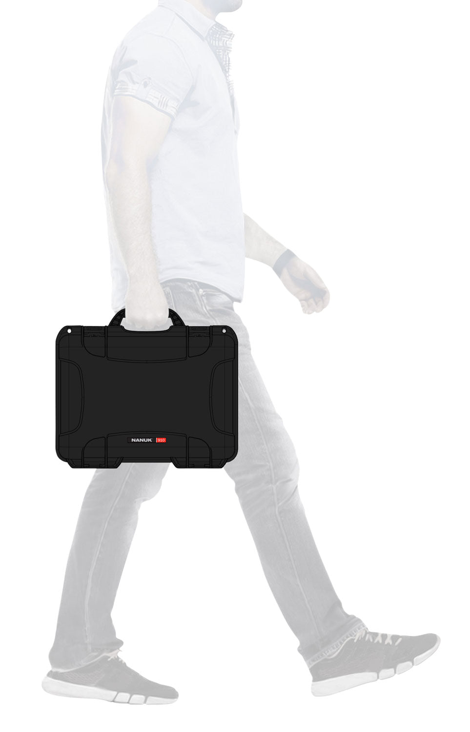 NANUK 910GLOCK1  NANUK CASE W/GLOCK BLACK