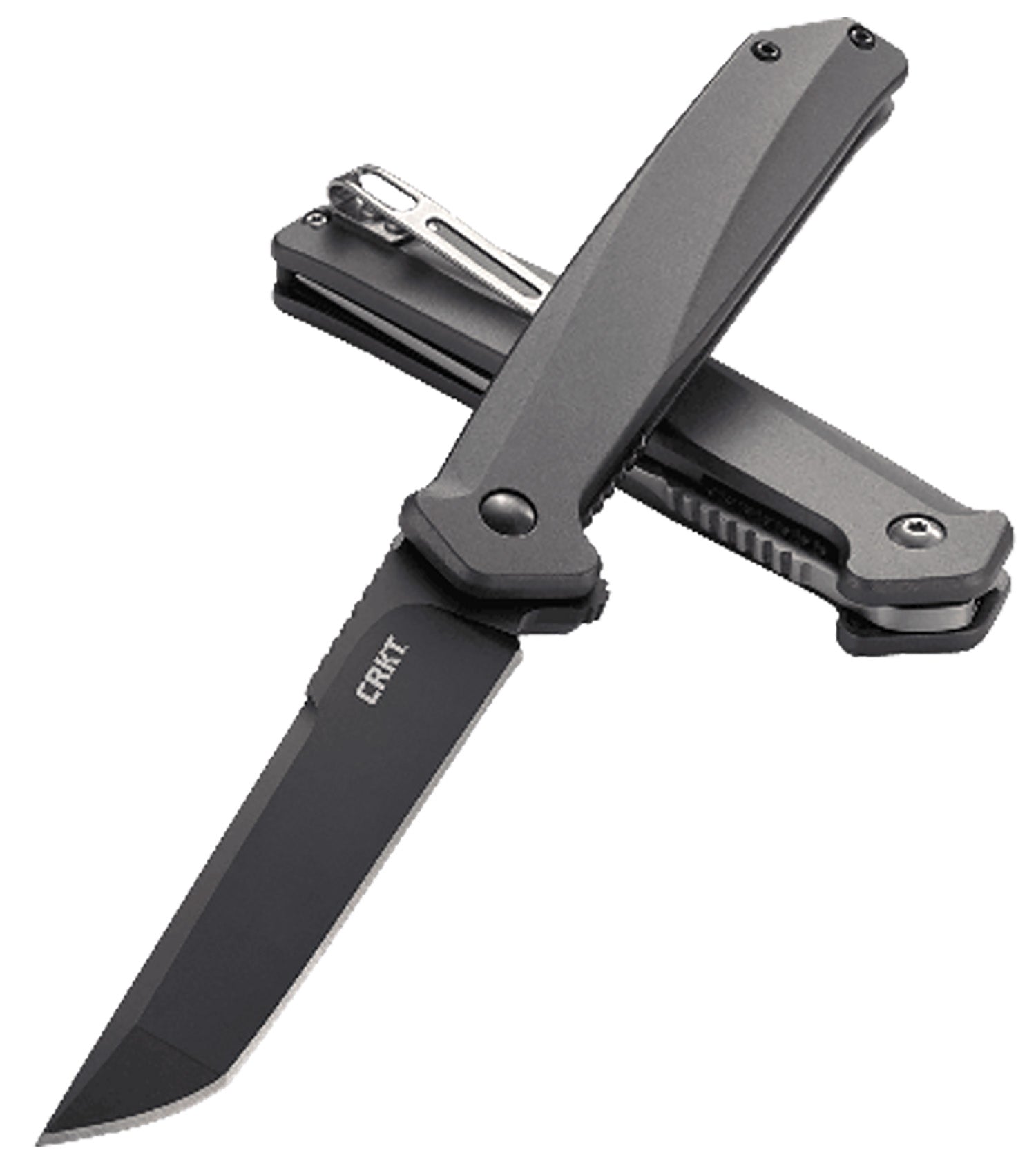CRKT K500GKP   HELICAL  BLACK WITH D2 BLADE STEEL