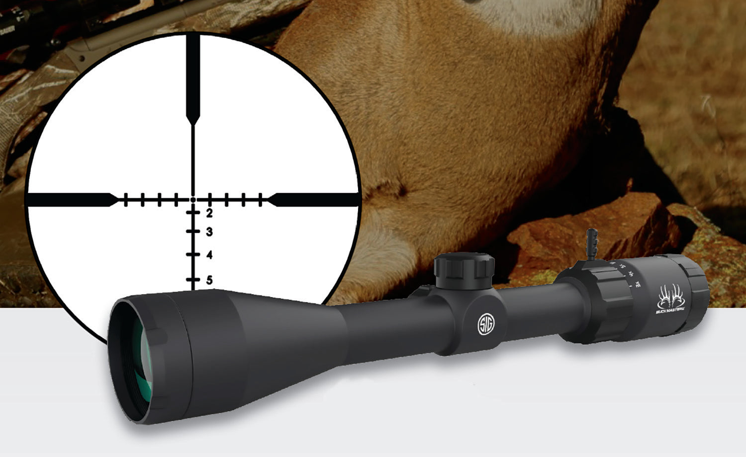 SIG SOBM33001   BUCKMASTERS 3-9X40 BDC