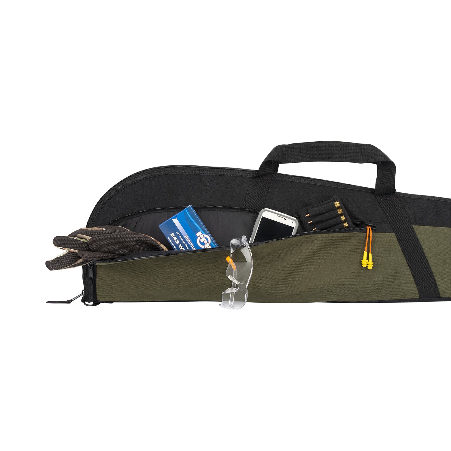 ALLEN 69346   POWELL RIFLE CS BLACK GRN PO 46IN