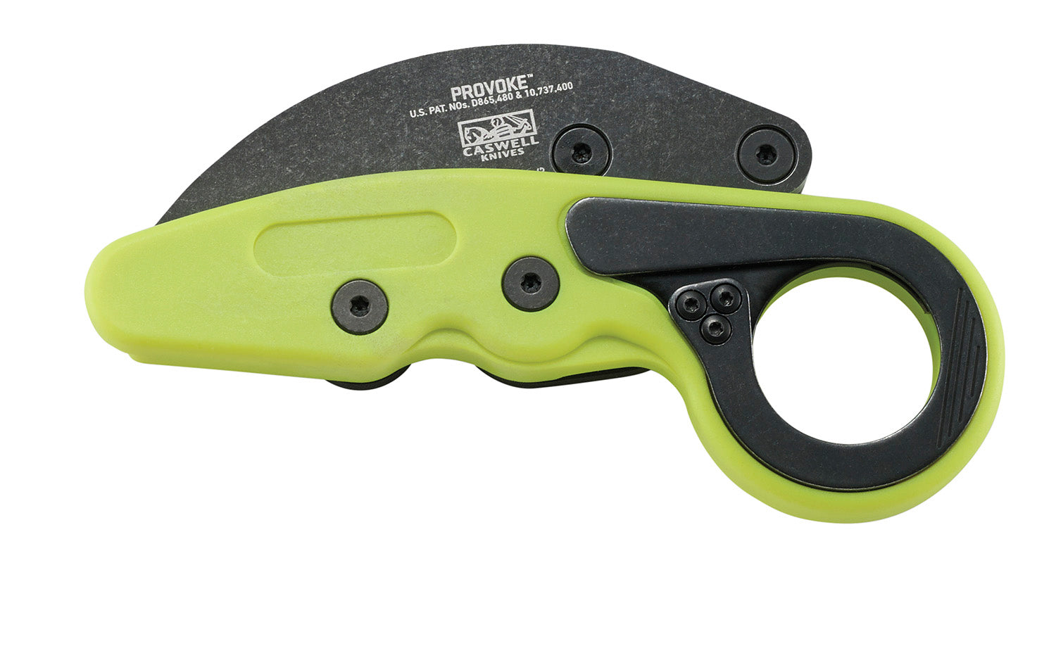 CRKT 4041G    PROVOKE ZAP       2.47 PLAIN BLK/GRN
