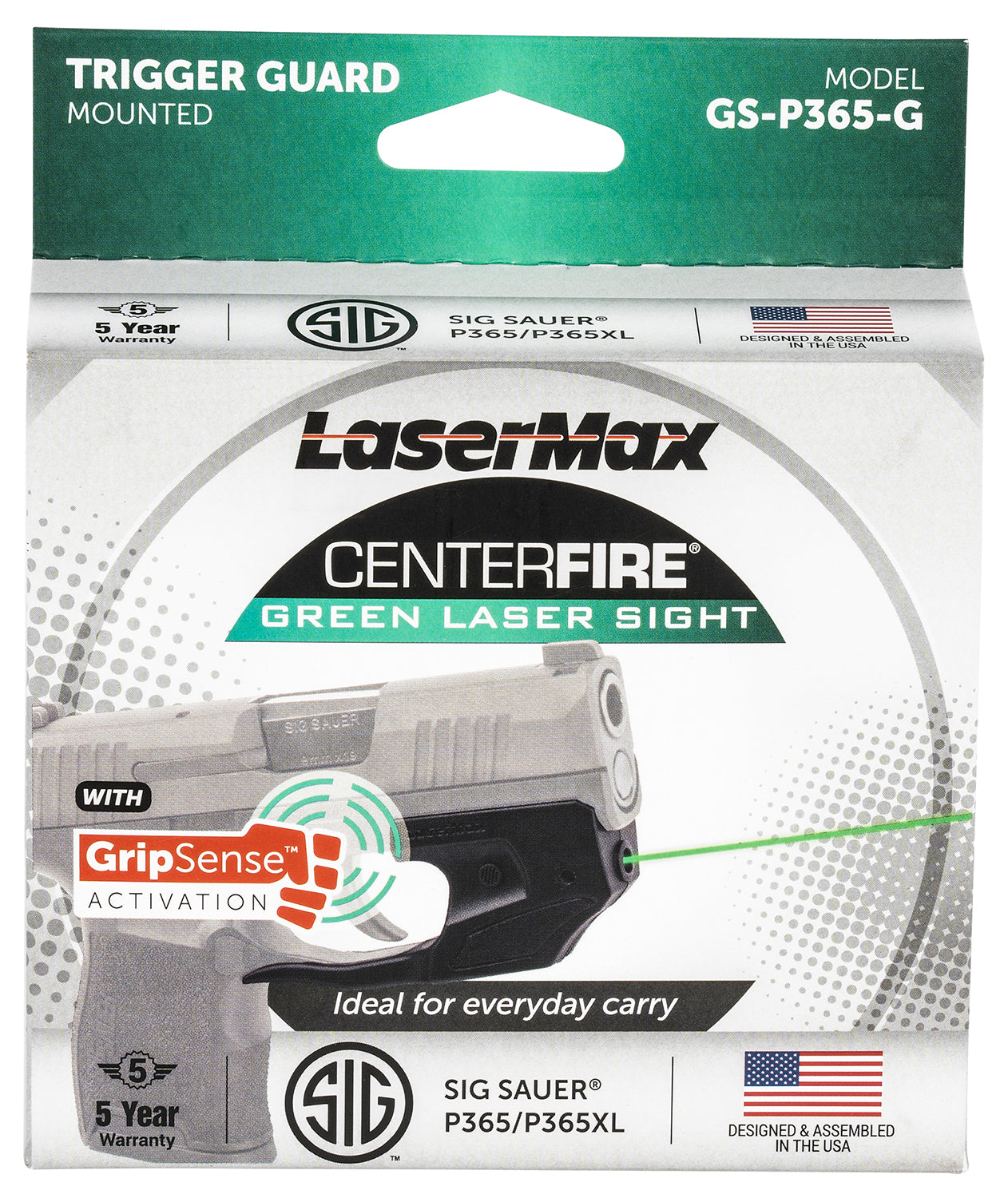 LASM GS-P365-G    G/S SIG P365 XL/P365 SAS GRN