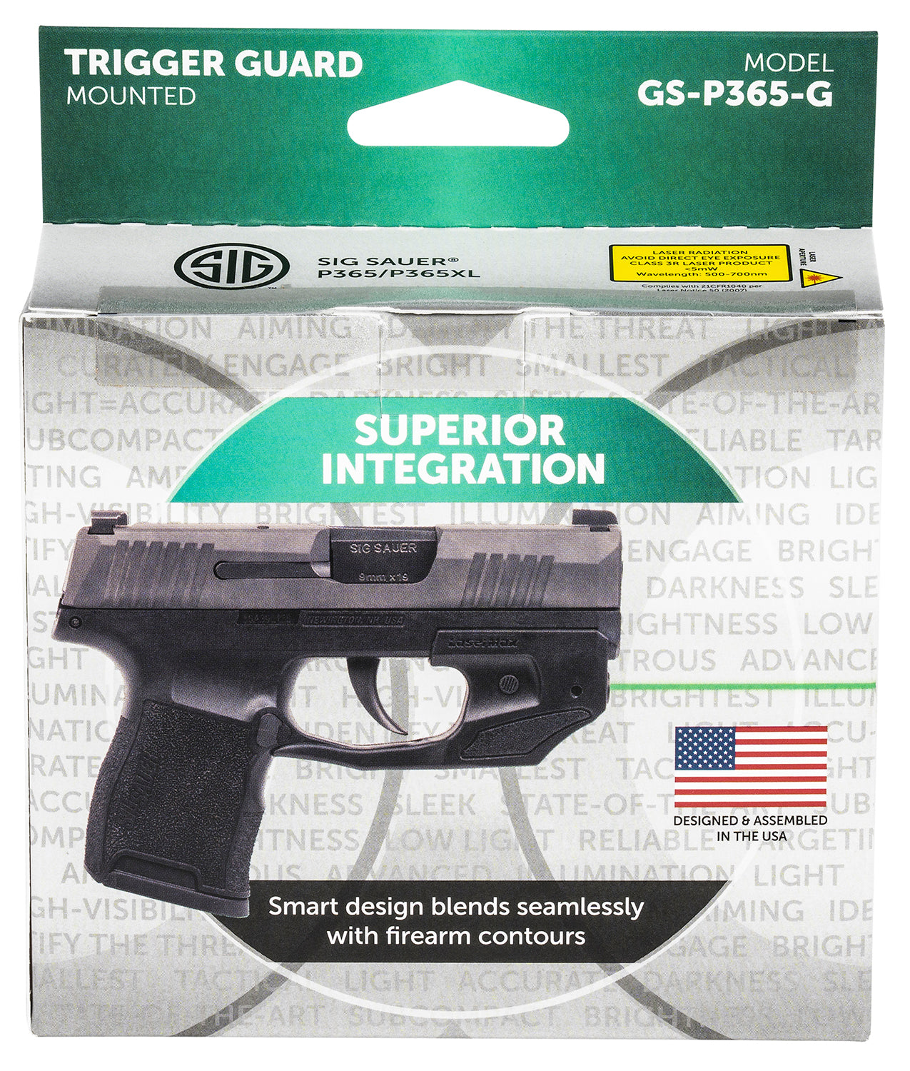 LASM GS-P365-G    G/S SIG P365 XL/P365 SAS GRN