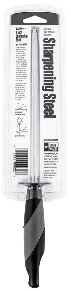 FPI 032C  ACCUSHARP 9IN BUTCHER STEEL SHARPENER