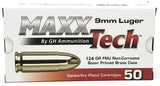 MAXXTECH PTGB912B    9MM    124G FMJ         50/10