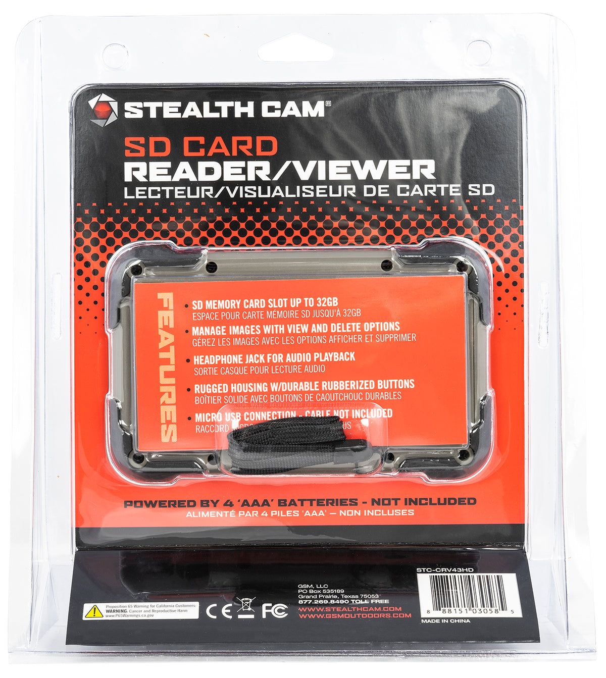 STEAL STC-CRV43HD    1080P COMPATIBLE 4.3 SCREEN