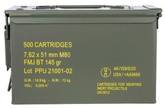 PPU PPRM762M    7.62X51 145 FMJBT RNGMSTR   500 RD