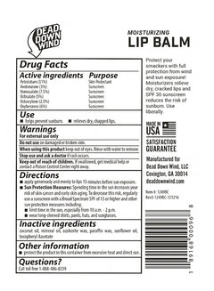 DDW 1249BC     LIP BALM