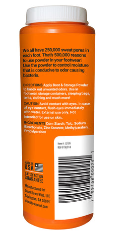 DDW 1215N      BOOT &amp; STORAGE POWDER