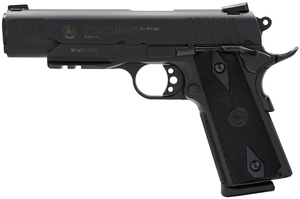 TAU 1-191101-B1      1911 45 RAIL 5   2X8R     BLK