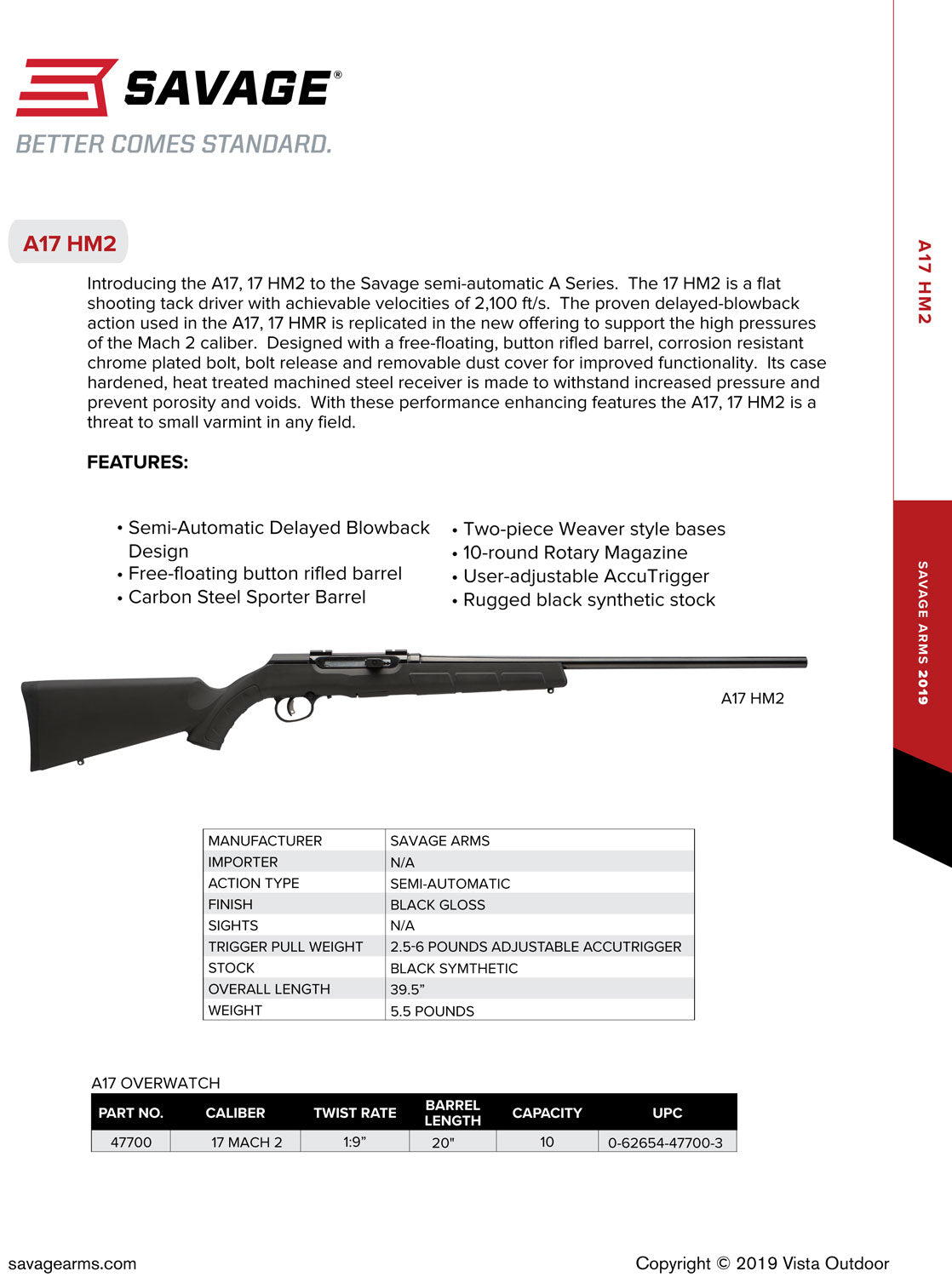 SAV 47700 A17           17HM2 SEMI