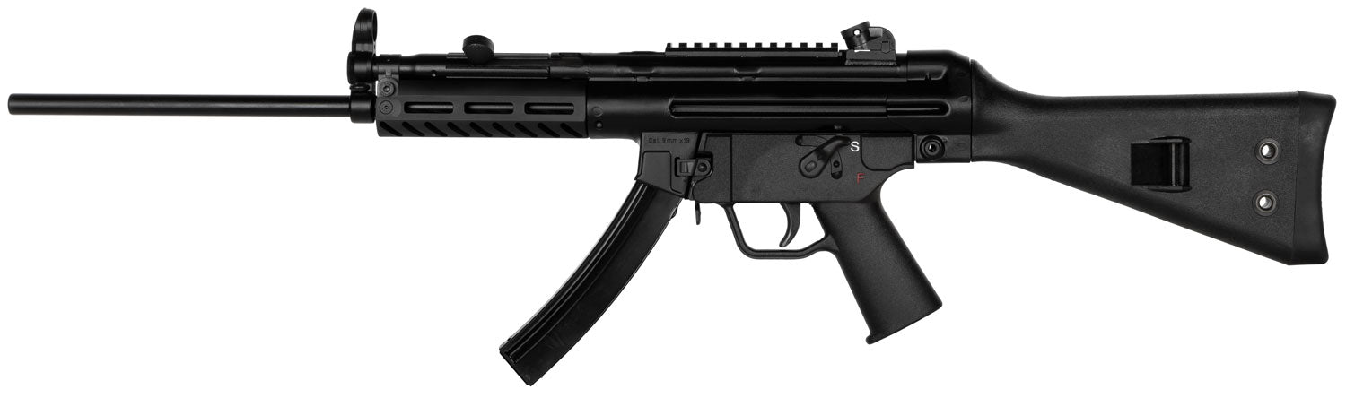 PTR CR-100001      9R 9MM 16IN RFL M-LOK  W/SC MNT