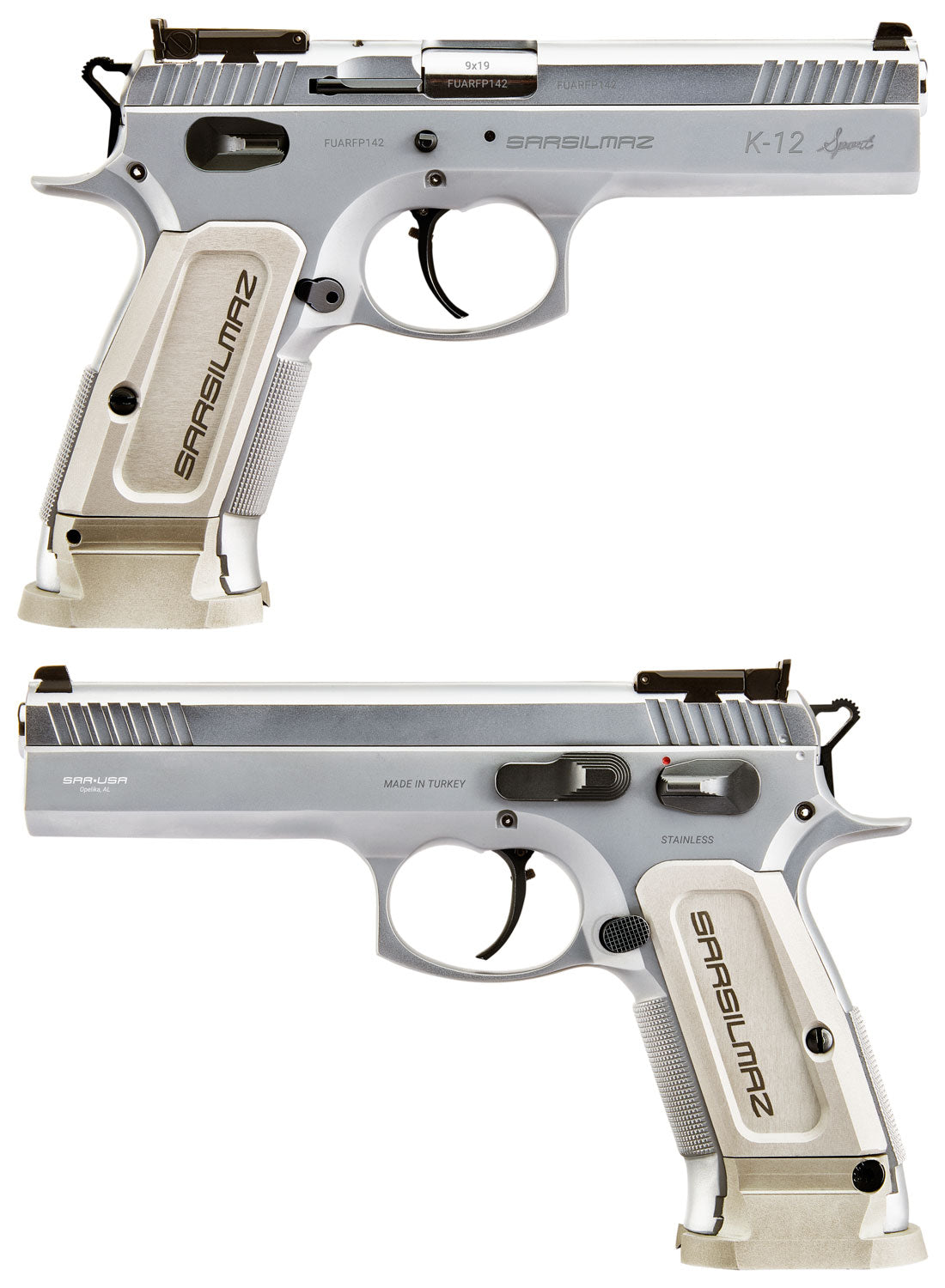 SAR USA K12STSP      K-12 SPORT SS        9MM 17RD