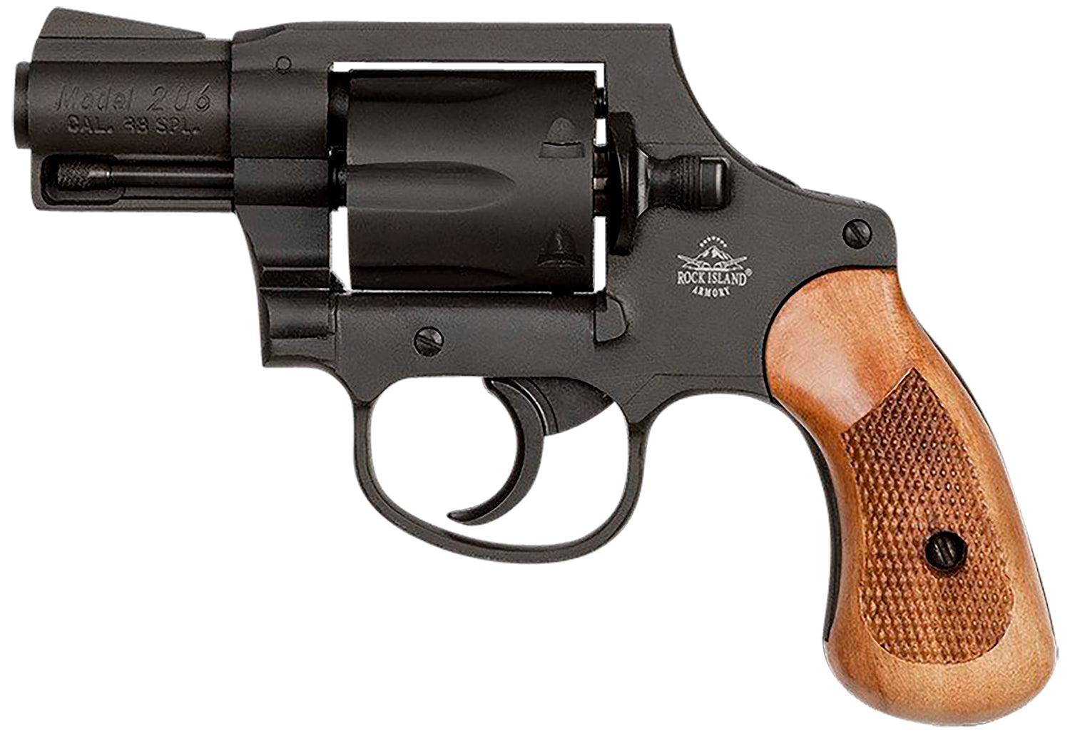 ROCKI 51280        M206 SPURLESS   38SP 2  6R BLK
