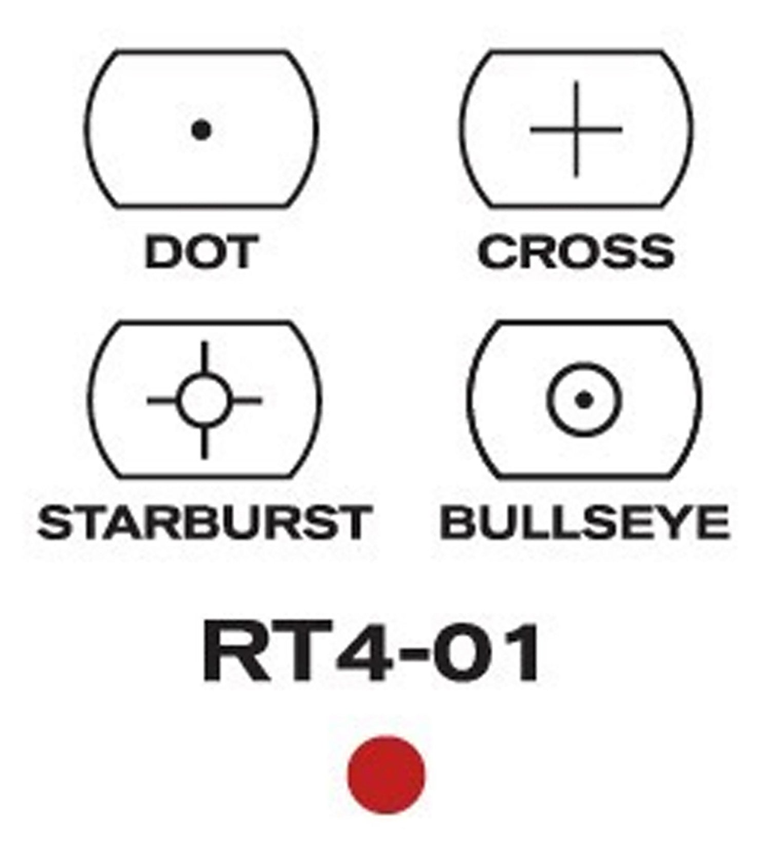 AIMSPORTS RT4-01    RED DOT 1X34 REFLEX  4RET