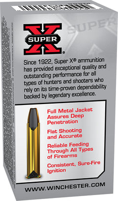 WIN X22M            22WMR SUPX 40 FMJ        50/40