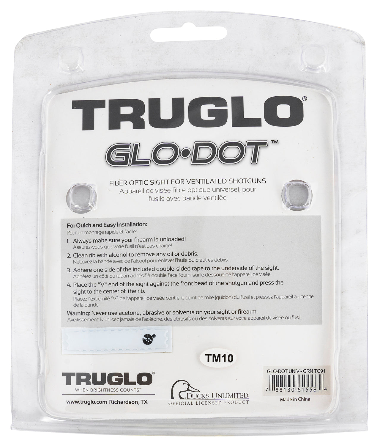 TRU TG-91        GLO DOT UNIV         GRN