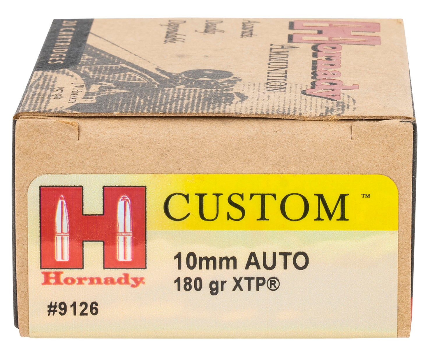 HORN 9126   CUSTOM HG  10MM    180 JHP XTP   20/10