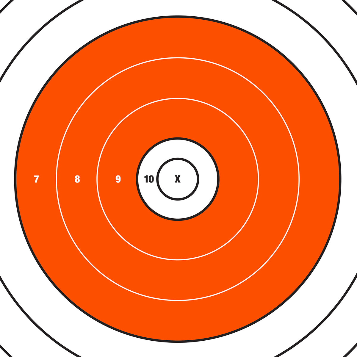 ALLEN 15496  EZ AIM PAPER BULLSEYE TRGT 12X12 1