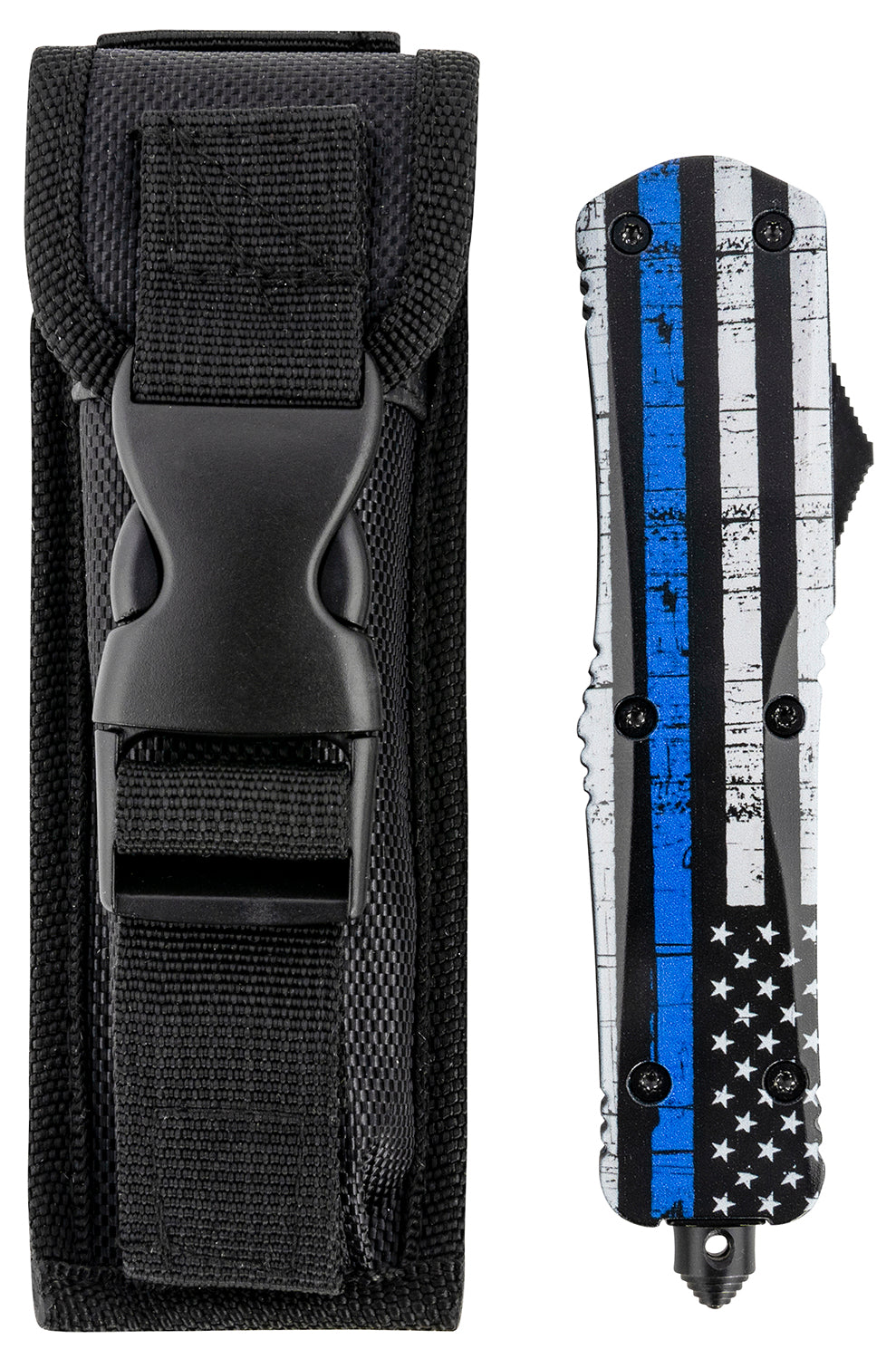 TEMP LBTB231   LRG  BACK THE BLUE BLK TANTO