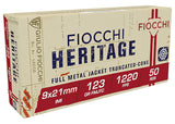 FIO 9X21      9X21       123 FMJ             50/20