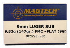 MAGTECH 9G         9MM     147 FMC           50/20