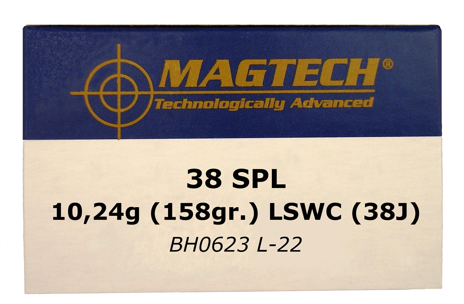 MAGTECH 38J        38SP   158 LSWC           50/20