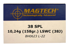 MAGTECH 38J        38SP   158 LSWC           50/20