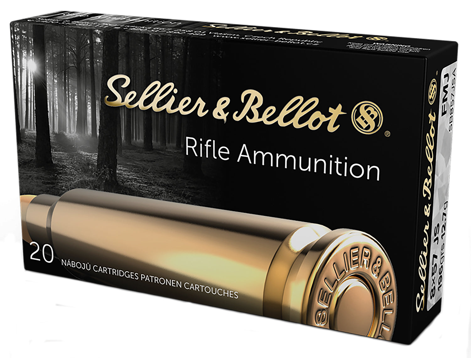 S&B SB857JSA       8X57JS  196 FMJ           20/20